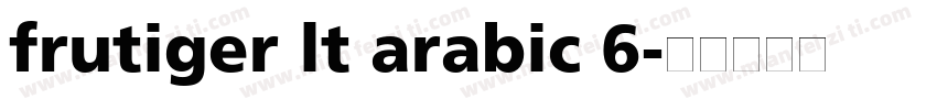 frutiger lt arabic 6字体转换